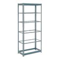 Global Industrial Heavy Duty Shelving 36W x 12D x 96H With 6 Shelves, No Deck, Gray B2296735